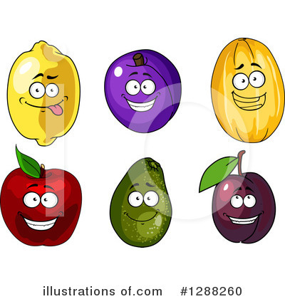 Canary Melon Clipart #1288260 by Vector Tradition SM
