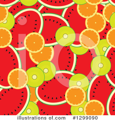 Watermelon Clipart #1299090 by ColorMagic