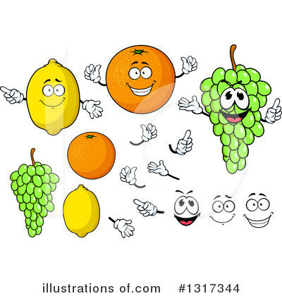Royalty-Free (RF) Fruit Clipart Illustration by Vector Tradition SM - Stock Sample #1317344