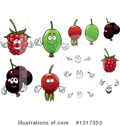Royalty-Free (RF) Fruit Clipart Illustration by Vector Tradition SM - Stock Sample #1317353