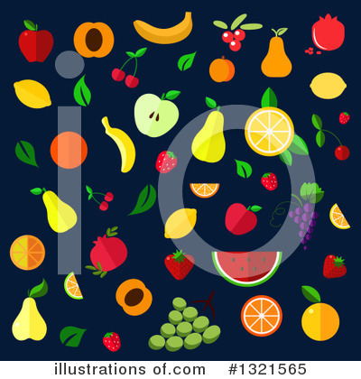 Royalty-Free (RF) Fruit Clipart Illustration by Vector Tradition SM - Stock Sample #1321565
