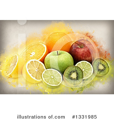 Royalty-Free (RF) Fruit Clipart Illustration by KJ Pargeter - Stock Sample #1331985