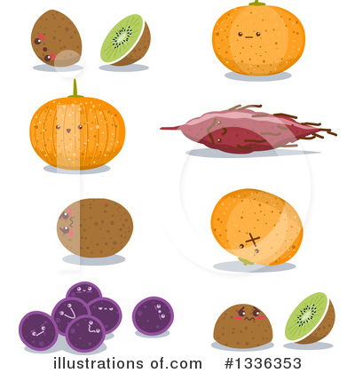 Royalty-Free (RF) Fruit Clipart Illustration by Liron Peer - Stock Sample #1336353
