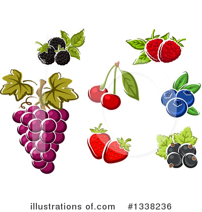 Royalty-Free (RF) Fruit Clipart Illustration by Vector Tradition SM - Stock Sample #1338236