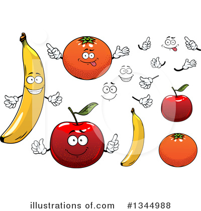 Royalty-Free (RF) Fruit Clipart Illustration by Vector Tradition SM - Stock Sample #1344988
