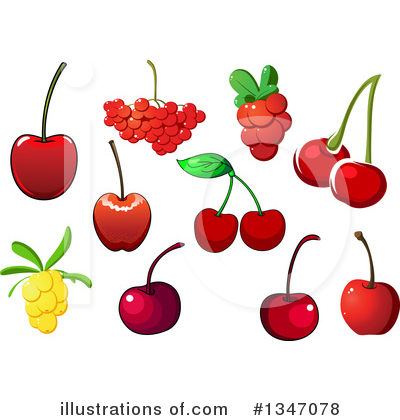 Royalty-Free (RF) Fruit Clipart Illustration by Vector Tradition SM - Stock Sample #1347078