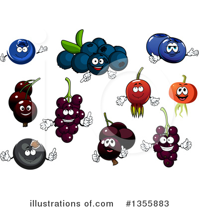 Rose Hips Clipart #1355883 by Vector Tradition SM