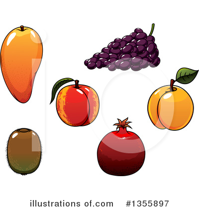 Royalty-Free (RF) Fruit Clipart Illustration by Vector Tradition SM - Stock Sample #1355897