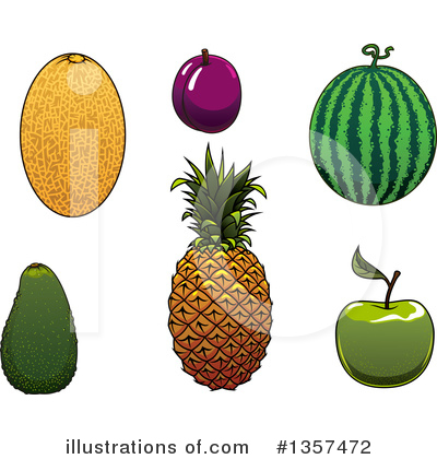Royalty-Free (RF) Fruit Clipart Illustration by Vector Tradition SM - Stock Sample #1357472