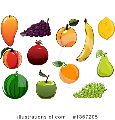Green Apple Clipart #1367205 by Vector Tradition SM