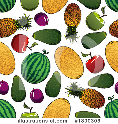 Green Apple Clipart #1390306 by Vector Tradition SM