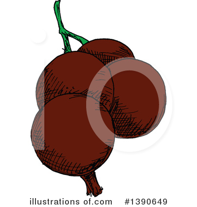 Black Currants Clipart #1390649 by Vector Tradition SM