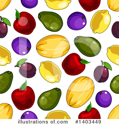 Royalty-Free (RF) Fruit Clipart Illustration by Vector Tradition SM - Stock Sample #1403449