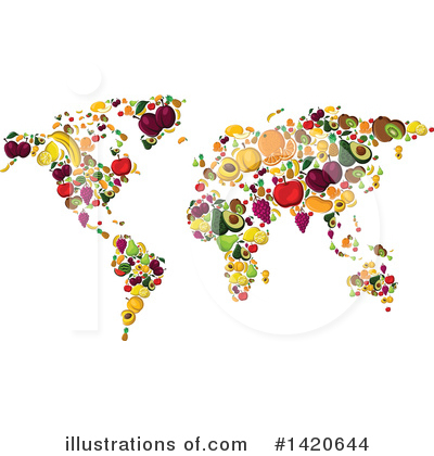 Royalty-Free (RF) Fruit Clipart Illustration by Vector Tradition SM - Stock Sample #1420644