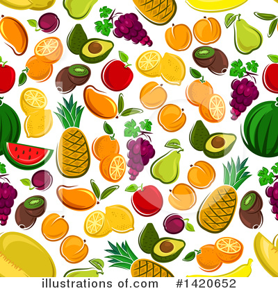 Royalty-Free (RF) Fruit Clipart Illustration by Vector Tradition SM - Stock Sample #1420652