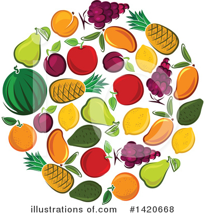 Mango Clipart #1420668 by Vector Tradition SM
