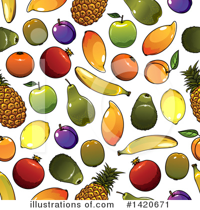 Royalty-Free (RF) Fruit Clipart Illustration by Vector Tradition SM - Stock Sample #1420671