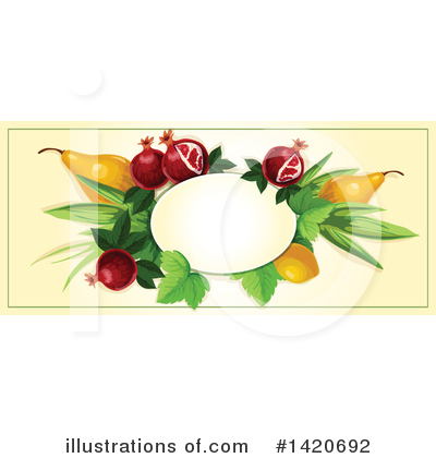 Pomegranate Clipart #1420692 by Vector Tradition SM