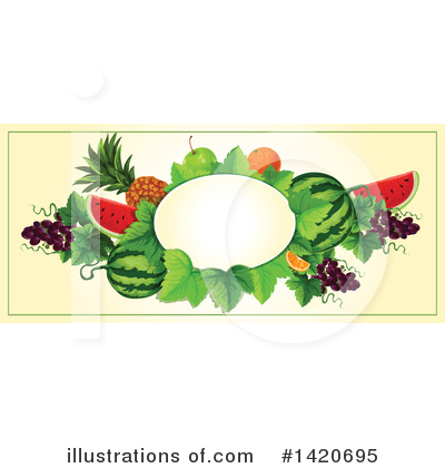 Green Apple Clipart #1420695 by Vector Tradition SM