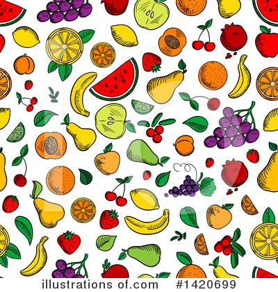 Royalty-Free (RF) Fruit Clipart Illustration by Vector Tradition SM - Stock Sample #1420699