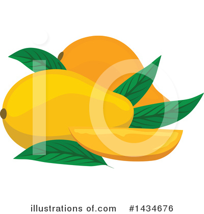 Mango Clipart #1434676 by Vector Tradition SM