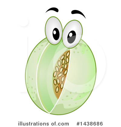 Melon Clipart #1438686 by BNP Design Studio