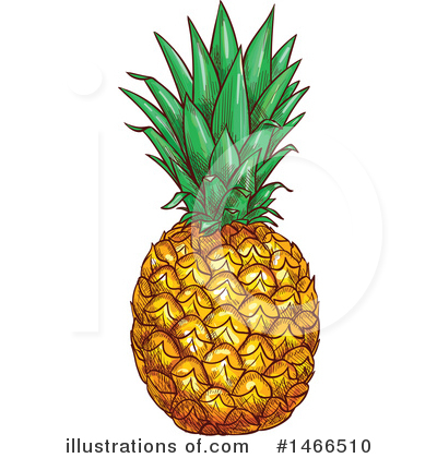 Pineapple Clipart #1466510 by Vector Tradition SM