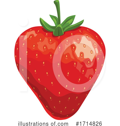 Strawberry Clipart #1714826 by Vector Tradition SM