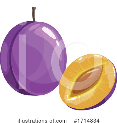 Plum Clipart #1714834 by Vector Tradition SM