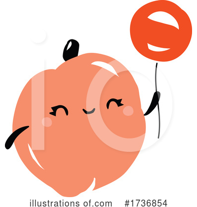 Peach Clipart #1736854 by elena