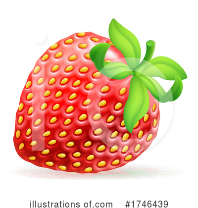 Strawberry Clipart #1746439 by AtStockIllustration