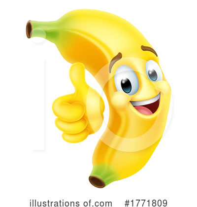 Banana Clipart #1771809 by AtStockIllustration