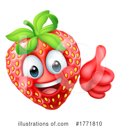 Strawberry Clipart #1771810 by AtStockIllustration