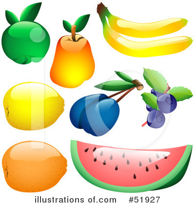 Royalty-Free (RF) Fruit Clipart Illustration by dero - Stock Sample #51927