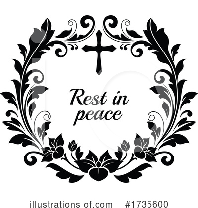 Royalty-Free (RF) Funeral Clipart Illustration by Vector Tradition SM - Stock Sample #1735600