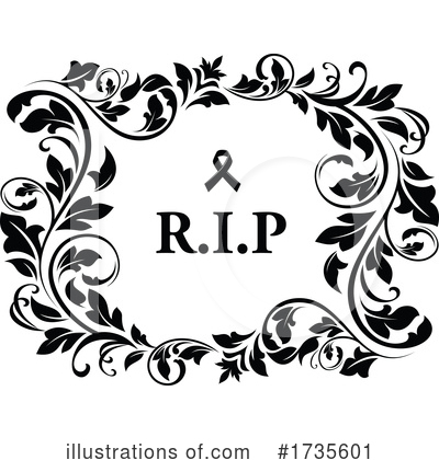 Royalty-Free (RF) Funeral Clipart Illustration by Vector Tradition SM - Stock Sample #1735601