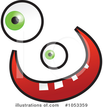 Royalty-Free (RF) Funny Face Clipart Illustration by Prawny - Stock Sample #1053359