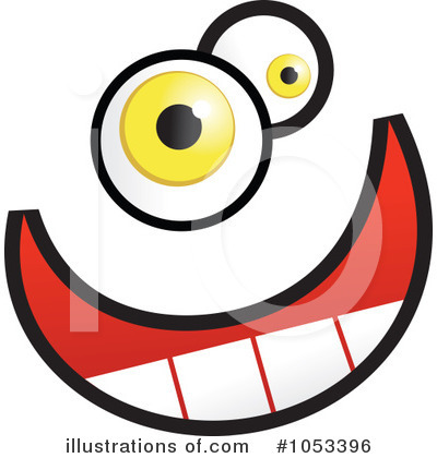 Royalty-Free (RF) Funny Face Clipart Illustration by Prawny - Stock Sample #1053396