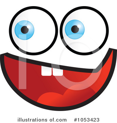 Royalty-Free (RF) Funny Face Clipart Illustration by Prawny - Stock Sample #1053423
