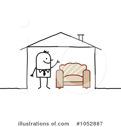 Royalty-Free (RF) Furniture Clipart Illustration by NL shop - Stock Sample #1052887