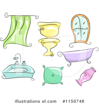 Royalty-Free (RF) Furniture Clipart Illustration by BNP Design Studio - Stock Sample #1150748