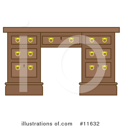 Furniture Clipart #11632 by AtStockIllustration