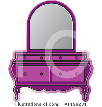 Dresser Clipart #1199231 by Lal Perera