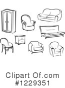 Furniture Clipart #1229351 by Vector Tradition SM