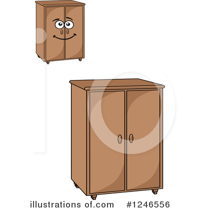Royalty-Free (RF) Furniture Clipart Illustration by Vector Tradition SM - Stock Sample #1246556