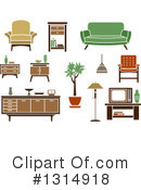 Furniture Clipart #1314918 by Vector Tradition SM