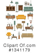 Furniture Clipart #1341179 by Vector Tradition SM