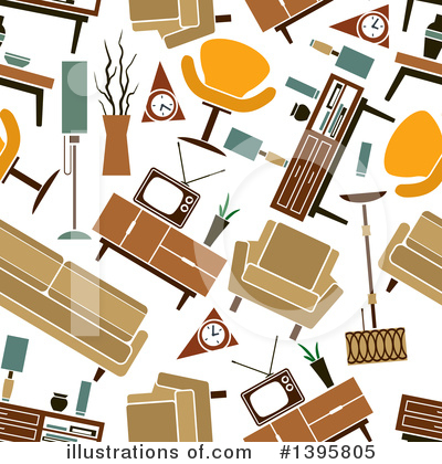 Royalty-Free (RF) Furniture Clipart Illustration by Vector Tradition SM - Stock Sample #1395805
