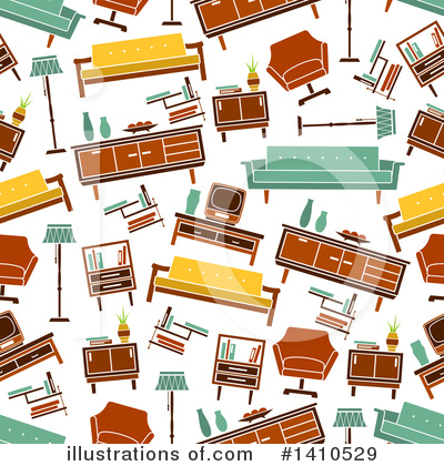Royalty-Free (RF) Furniture Clipart Illustration by Vector Tradition SM - Stock Sample #1410529
