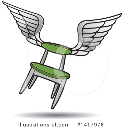Chair Clipart #1417978 by Lal Perera